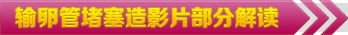 输卵管堵塞造影片部分解读